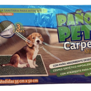 Alfombra Bandeja Sanitaria Paño Pet Mini P/nterior 35x50cm