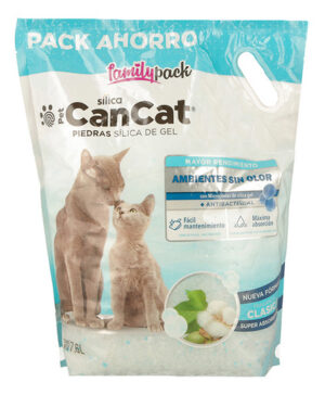Piedras Silicas Sanitarias Absorbentes Cancat Family Pack Neutro 7,6lts 3,2kg