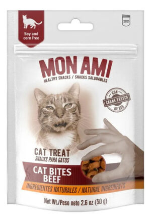 Mon Ami Snack Para Gato Cat Bites Beef X50 Gr