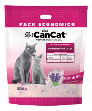 Piedras Sanitarias Cancat Sílica Family Pack Económico Fragancia Lavanda x 16 Litros