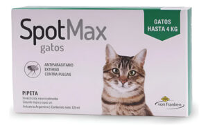 Pipeta Antipulgas SpotMax Para Gatos De Hasta 4 Kg