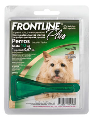 Pipeta Perros Frontline Plus Hasta 10 Kg