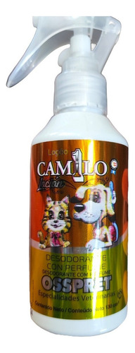 Perfume Loción Osspret Perro/Gato Fragancia Camilo x 130 Ml
