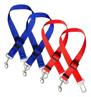 Cinturón De Seguridad Del Auto Para Perros Lazy Dog 25 Mm Rojo 25 Mm 40/65 Cm