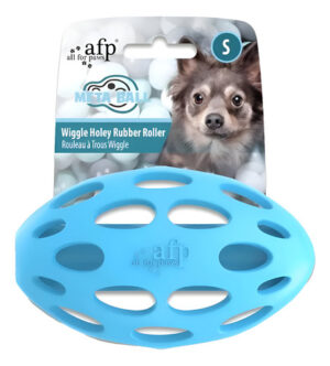 Juguete Para Perros Afp Meta Ball - Wiggle Holey Roller M Azul