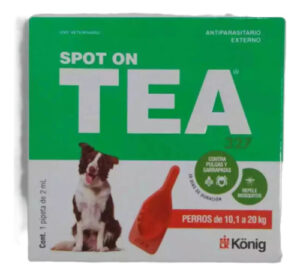 Pipeta Tea Perro De 10 Kg A 20 Kg - Konig Verde