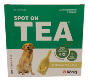Pipeta Tea Perro De 20 Kg A 40 Kg - Konig Verde Lima