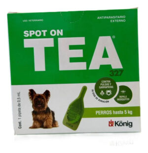 Pipeta Tea Perro Hasta 5 Kg - Konig Verde Lima