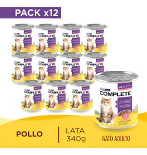 Vital can Complete Gato Adulto Pollo Lata x 340g x12 Uni