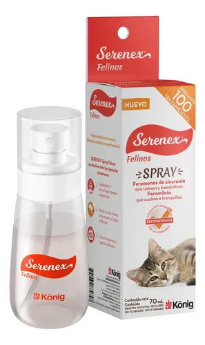Serenex Konig Spray Feromonas Reductor Estrés Para Gatos x 70 Ml
