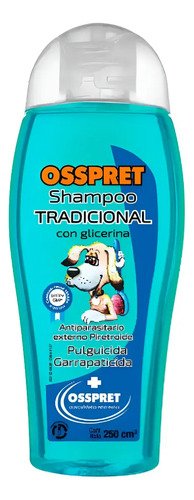 Shampoo Osspret Para Perros Antipulgas c/Glicerina Perfumado x 250ml