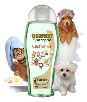 Shampoo Osspret Para Perro Y Gatos Cachorros 250 cm3 Fragancia Bebé