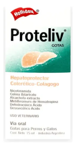 Hepatoprotector Holliday Proteliv Gotas x 15 ml
