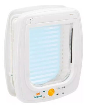 Puerta Ferplast Para Perros Y Gatos  Swing 3 Blanca