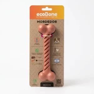 Hueso Ecobone 100% Natural Zanahoria Para Perro Mediano 15.5 x 5 cm
