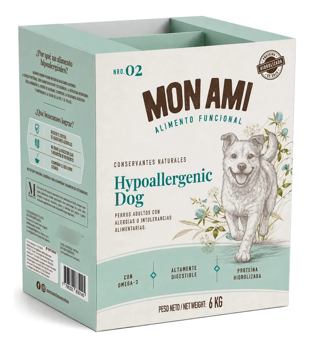 Mon Ami Premium Perro Hipoalergénico x 6 Kg